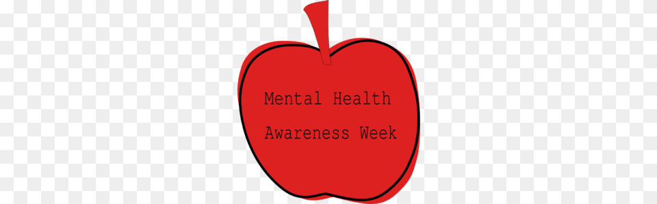 Mental Health Awareness Week Clip Art, Apple, Food, Fruit, Plant Free Png Download