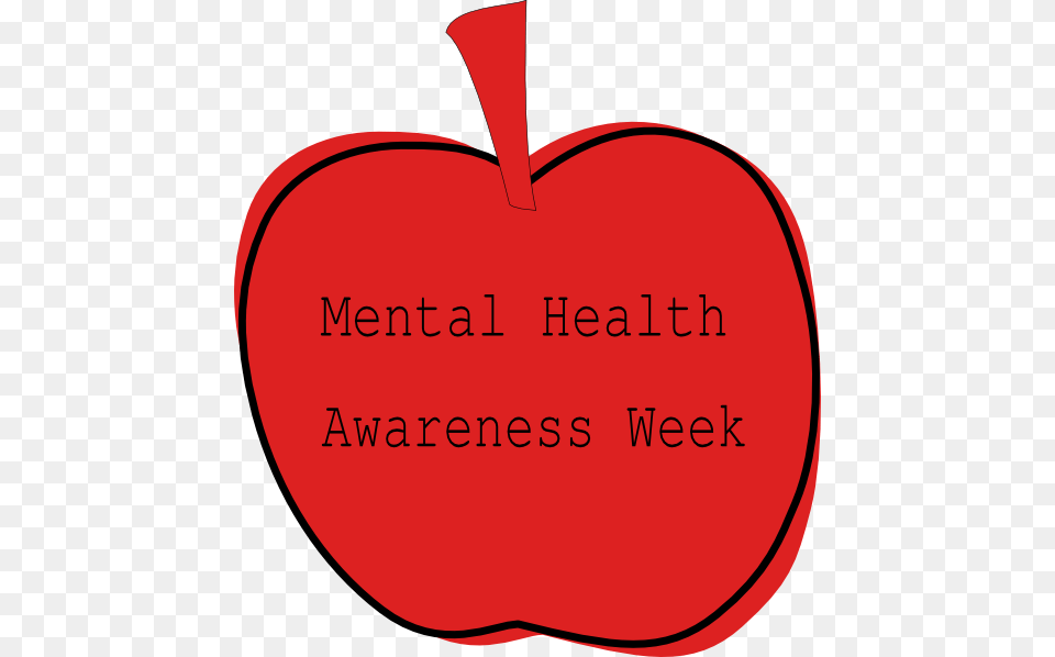 Mental Health Awareness Week Clip Art, Apple, Food, Fruit, Plant Free Transparent Png