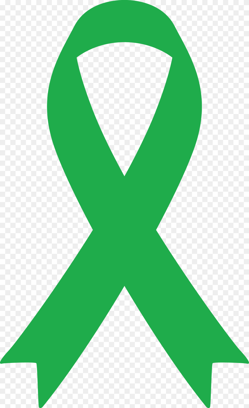 Mental Health Clipart Green Awareness Ribbon Mental Health Awareness, Alphabet, Ampersand, Symbol, Text Free Transparent Png