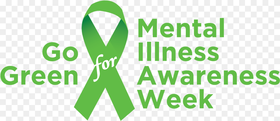 Mental Illness Awareness Week 2018, Green, Logo, Symbol, Accessories Png