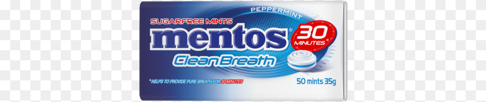 Mentos Clean Breath Mints, Toothpaste, Gum Png Image
