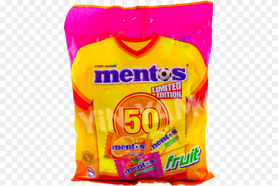 Mentos Fruit Candy Bag 135g Snack, Food, Sweets, Can, Tin Free Png