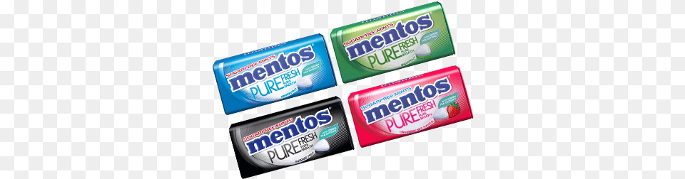 Mentos Pure Fresh Tin, Gum, Can, Food, Ketchup Png