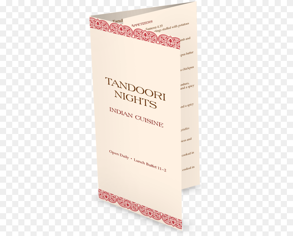 Menu, Book, Publication, Advertisement, Poster Free Transparent Png