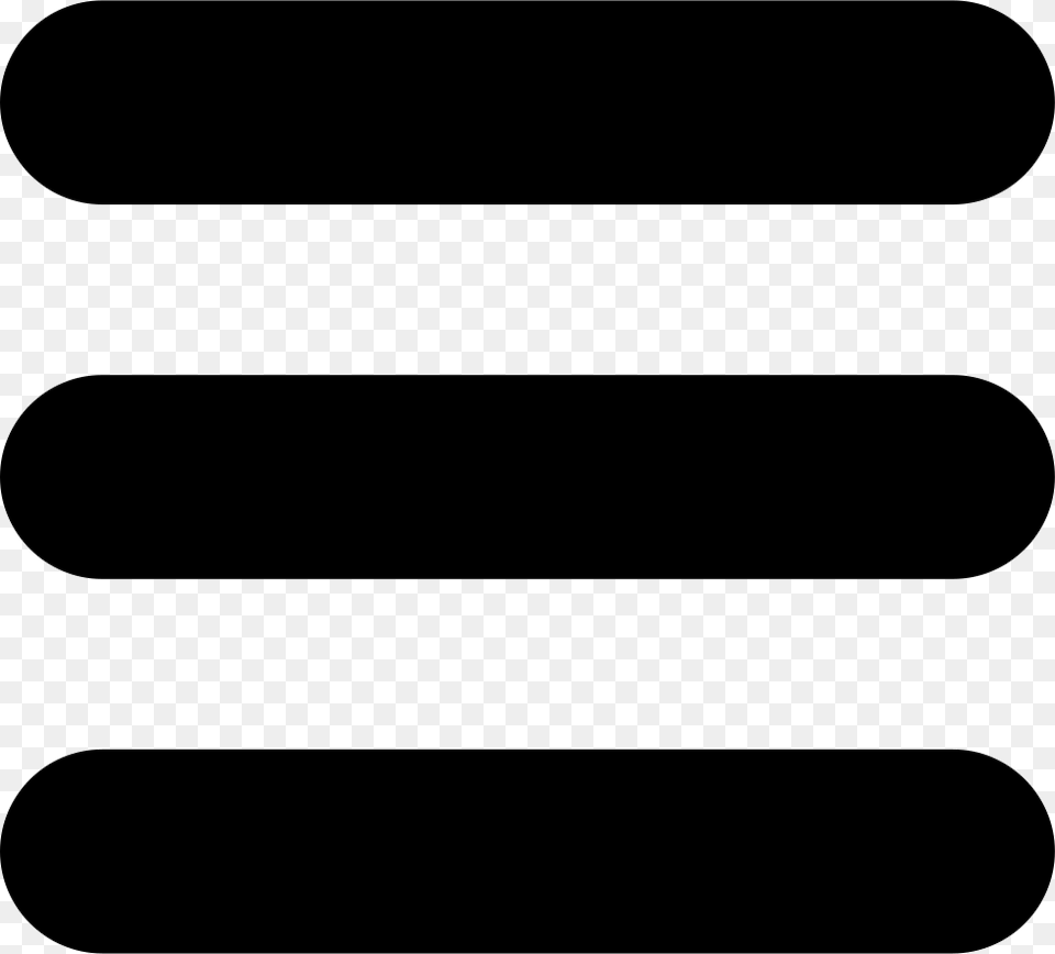 Menu Button Of Three Horizontal Lines Icon Text Free Png Download