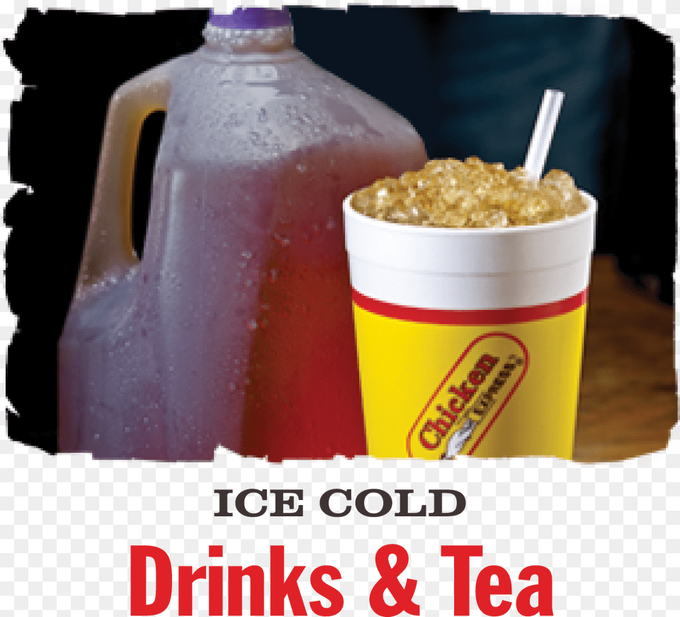 Menu Chicken Express Sweet Tea Gallon, Beverage, Juice, Smoothie, Cup Png