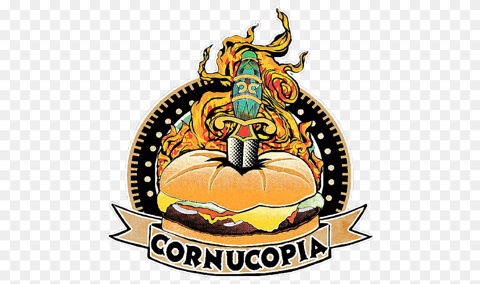 Menu Cornucopia, Emblem, Symbol, Burger, Food Png Image