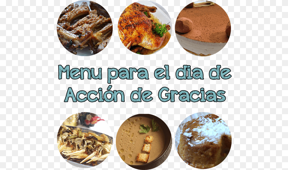 Menu Dia De Accin De Gracias Menu De Accion De Gracias, Food, Lunch, Meal, Meat Free Transparent Png