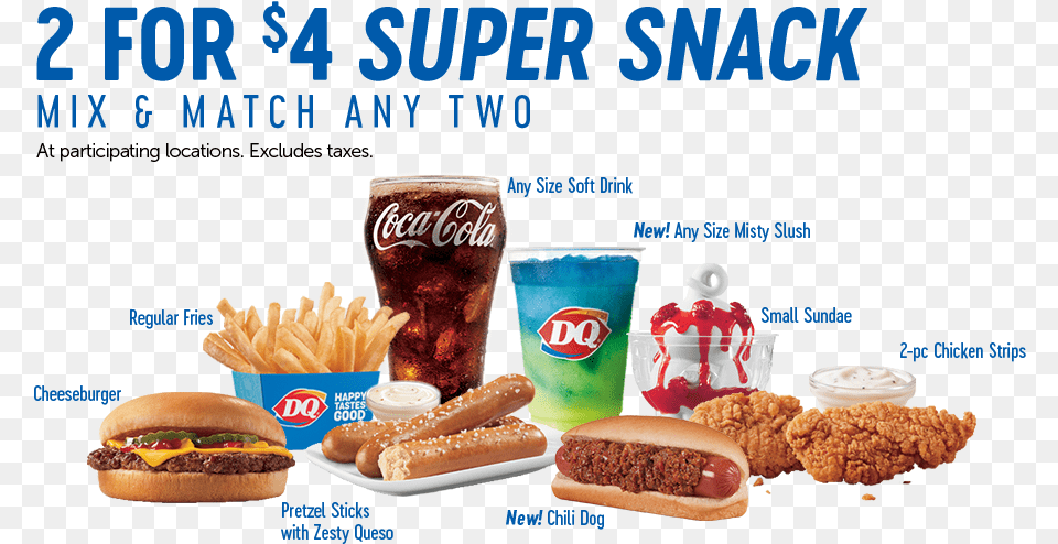 Menu Food Dairy Queen Dairy Queen, Burger, Hot Dog, Cup, Lunch Free Png