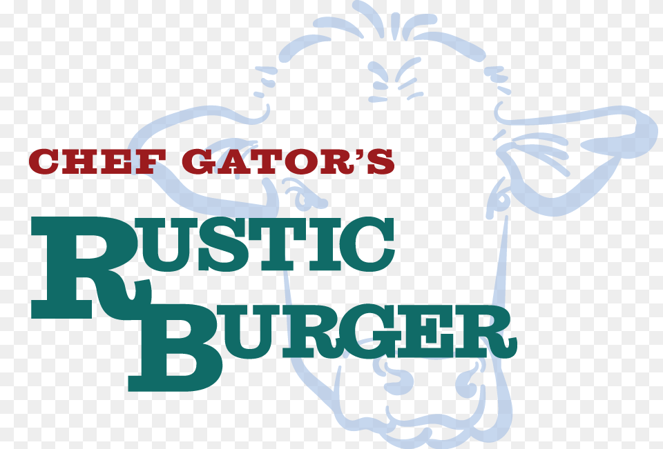 Menu Gators Rustic Burger, Stencil, Person, Face, Head Png Image