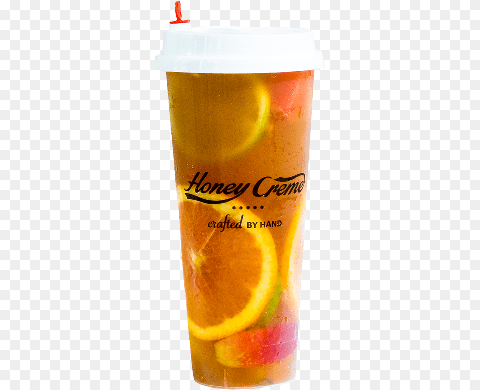 Menu Honey Creme Premium Honey Creme Fruit Tea, Cup, Beverage, Juice, Alcohol Free Png