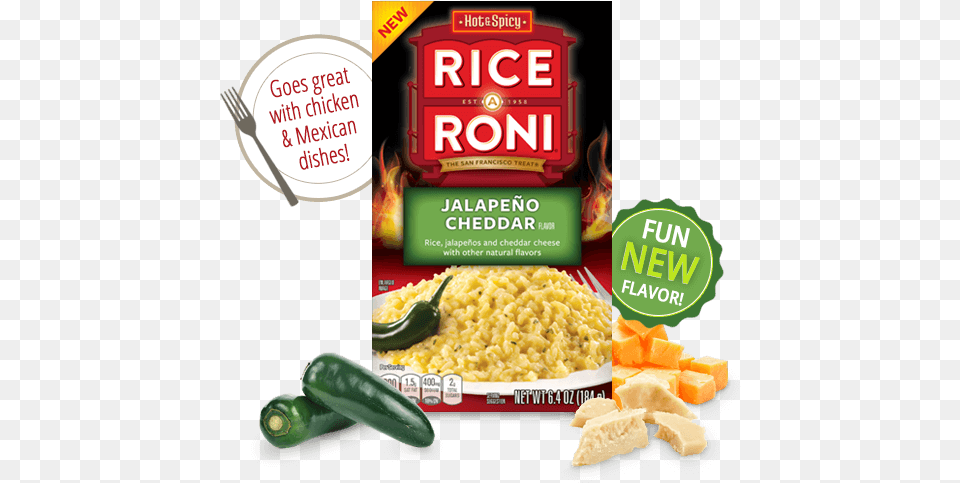 Menu Item Rice A Roni Cheddar Rice A Roni Stir Fried Rice, Advertisement, Poster, Food, Macaroni Png Image