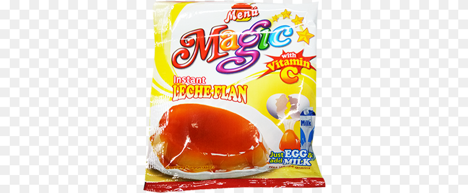 Menu Magic Jelly Leche Flan 24g Gelatin Dessert, Food, Ketchup Free Png
