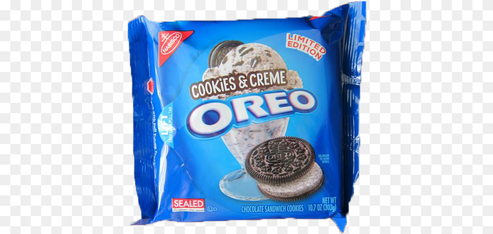 Menu Oreos Cookies And Creme, Cream, Dessert, Food, Ice Cream Free Png