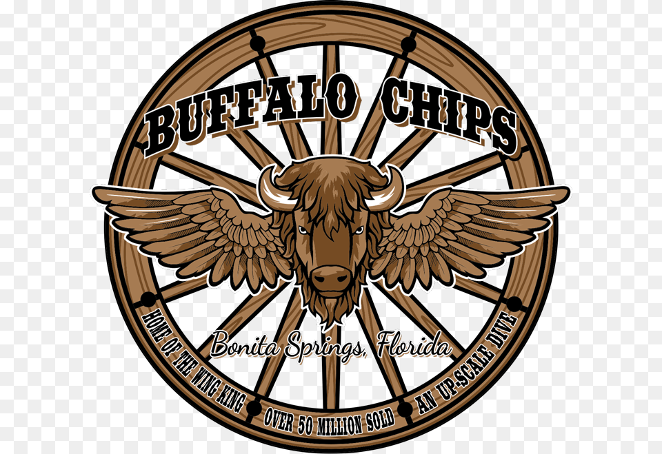 Menus Buffalo Chips, Emblem, Symbol, Logo, Badge Png Image