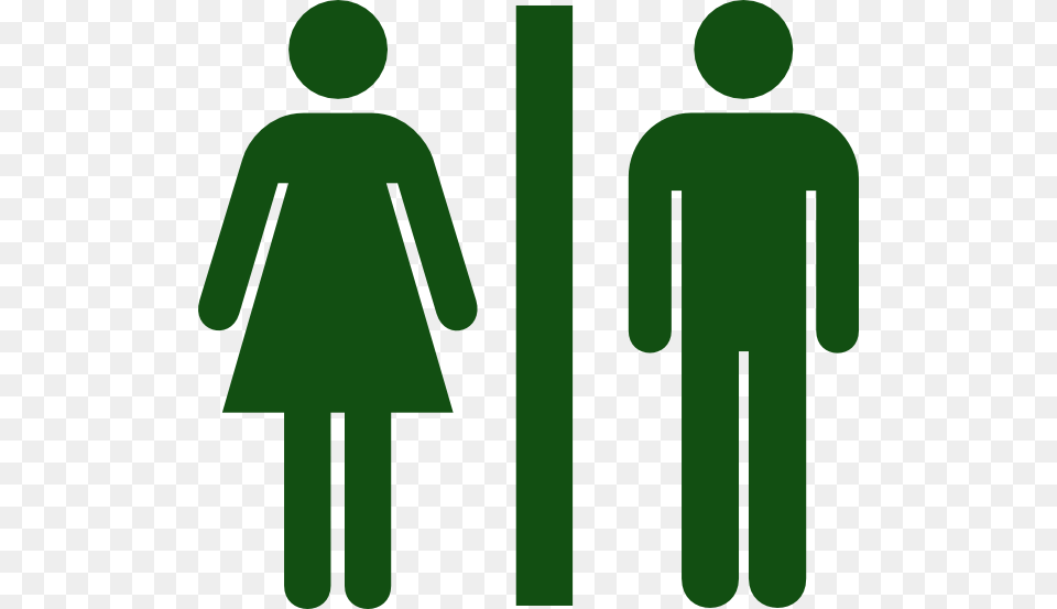 Menwomen Toilet Restroom Green Clip Art, Sign, Symbol, Road Sign, Person Png
