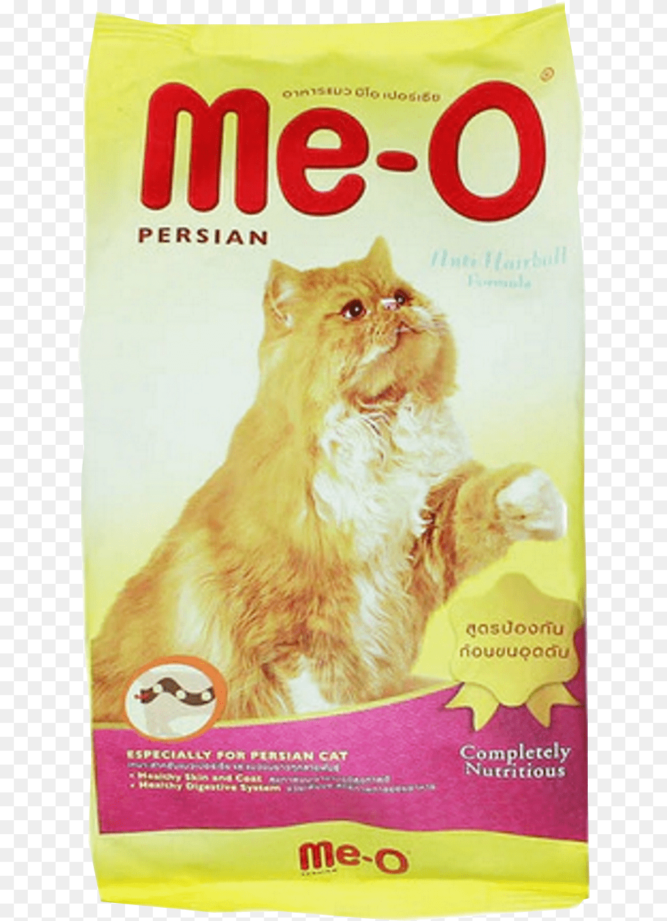 Meo Persian Kitten Food, Publication, Animal, Cat, Mammal Png Image