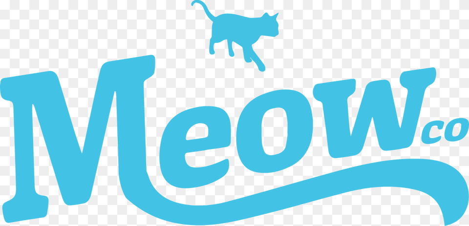 Meow Co Cat Jumps, Logo, Animal, Canine, Dog Free Png Download
