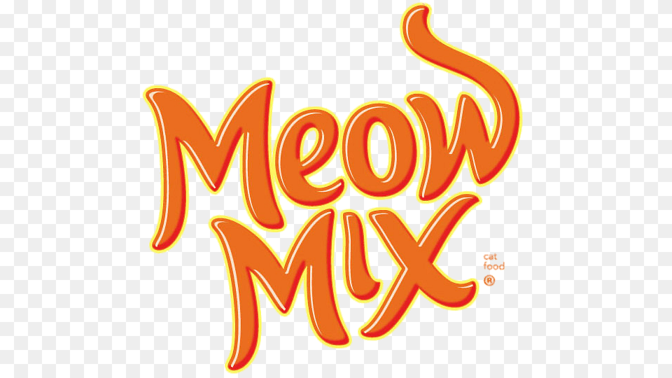 Meow Mix Logo, Food, Ketchup, Text Png Image