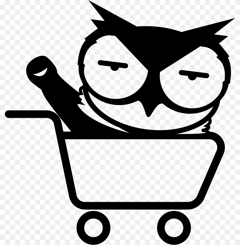 Meow Shopping, Stencil Free Png