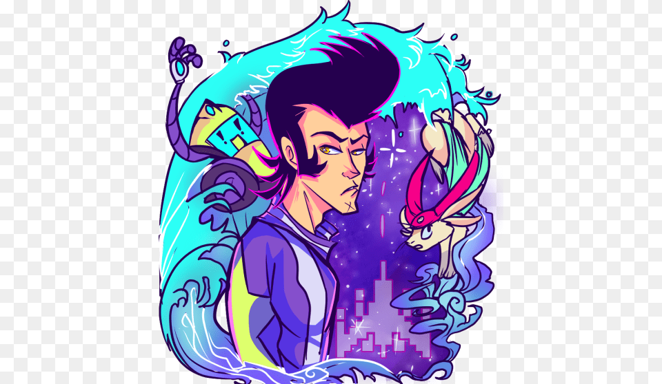 Meow Space Dandy Phone Download Space Dandy, Purple, Art, Graphics, Book Free Png
