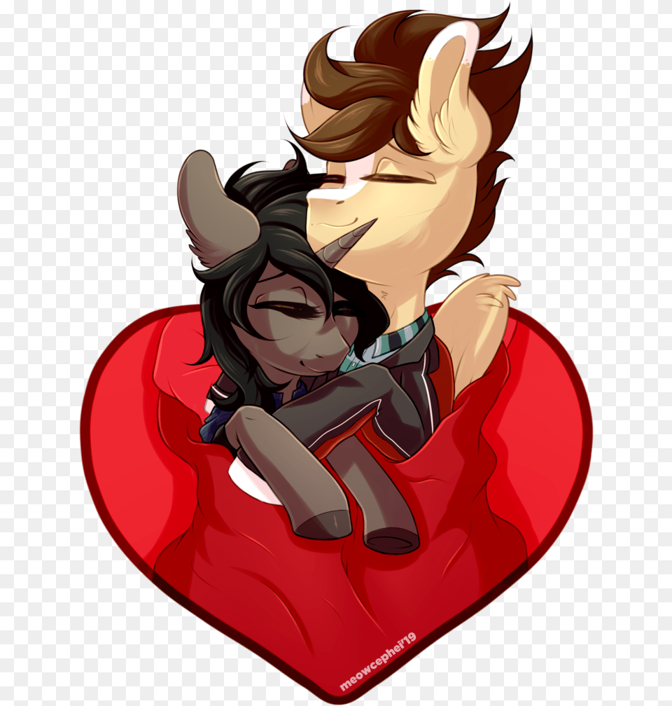 Meowcephei Commission Heart Hearts And Hooves Day Cartoon, Adult, Female, Person, Woman Png