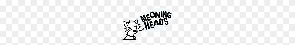 Meowing Heads Logo, Sticker, Baby, Person Free Png Download