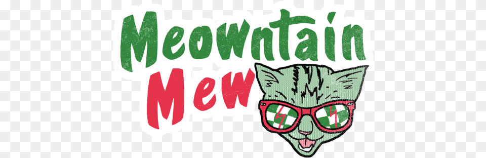 Meowntain Mew T Shirt, Sticker, Accessories, Glasses, Baby Free Transparent Png