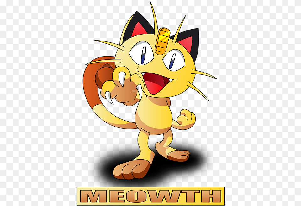 Meowth Bath Towel For Sale Popular Pokemon Characters, Cartoon Png