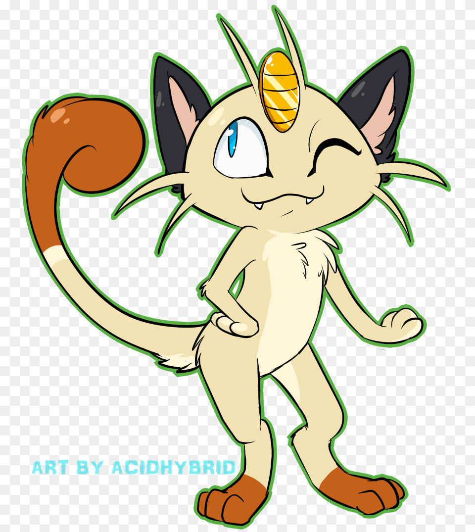 Meowth Boopie, Cartoon, Baby, Person, Face Free Png Download