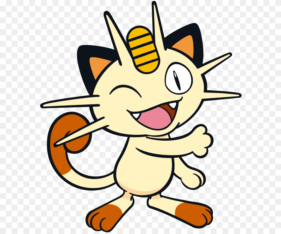 Meowth Pokemon Character Vector Art Pokemon Dream World Meowth, Cartoon, Baby, Person Free Png