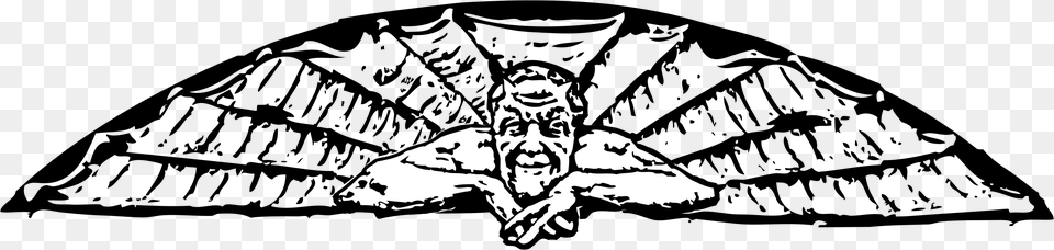 Mephistopheles With Wings Clip Arts, Stencil, Baby, Person, Face Free Transparent Png