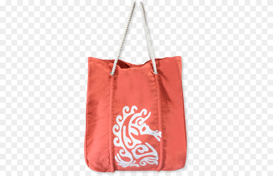 Mer Made Sea Horse Tote Coral Front, Accessories, Bag, Handbag, Tote Bag Free Png Download