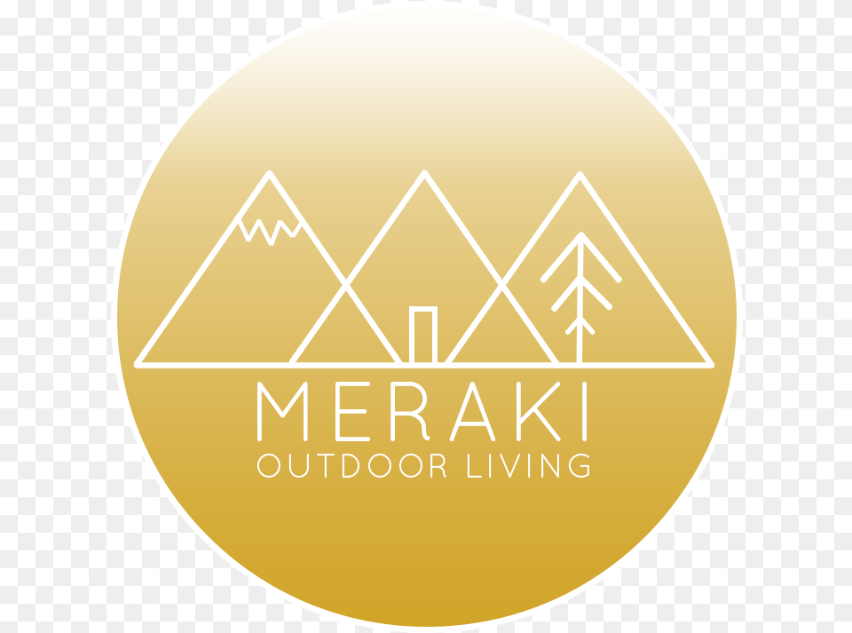 Meraki Circle, Gold, Triangle, Disk Free Png Download