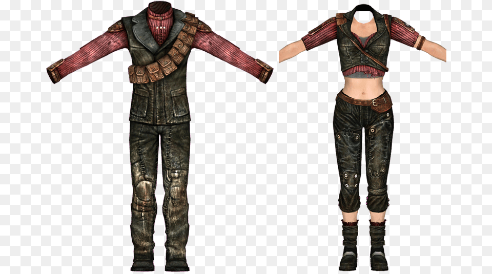 Merc Adventurer Outfit Fallout 3 Outfits, Person, Clothing, Costume, Bronze Png