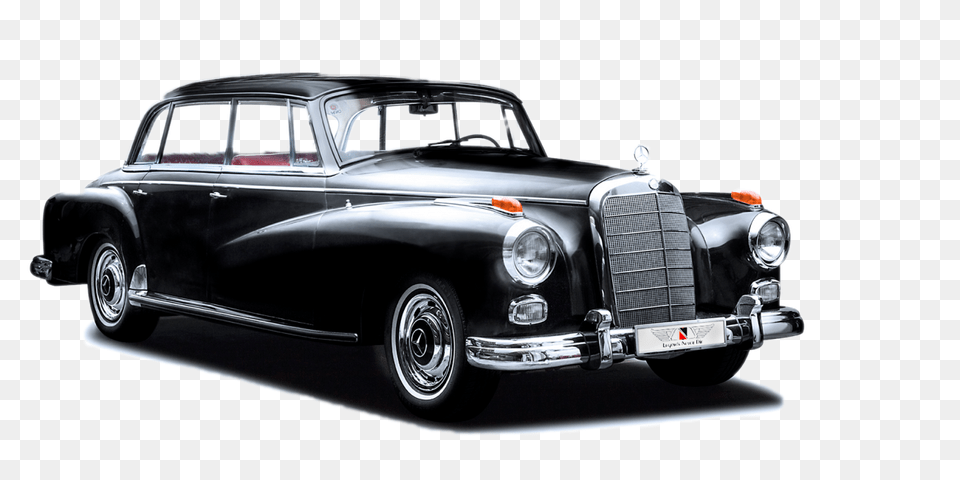 Mercedes 300d Adenauer Front Antique Car, Transportation, Vehicle, Machine, Wheel Free Transparent Png