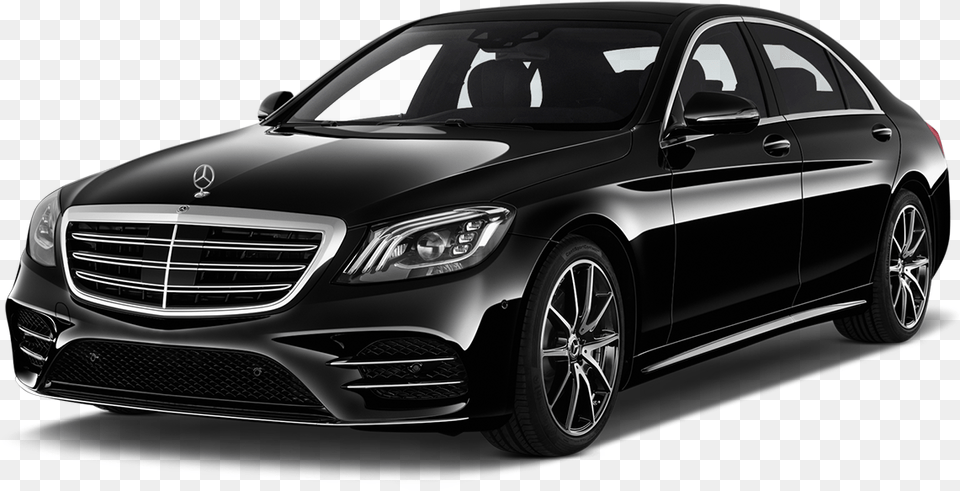 Mercedes Benz 2019 Mercedes S560 Black, Car, Vehicle, Sedan, Transportation Png