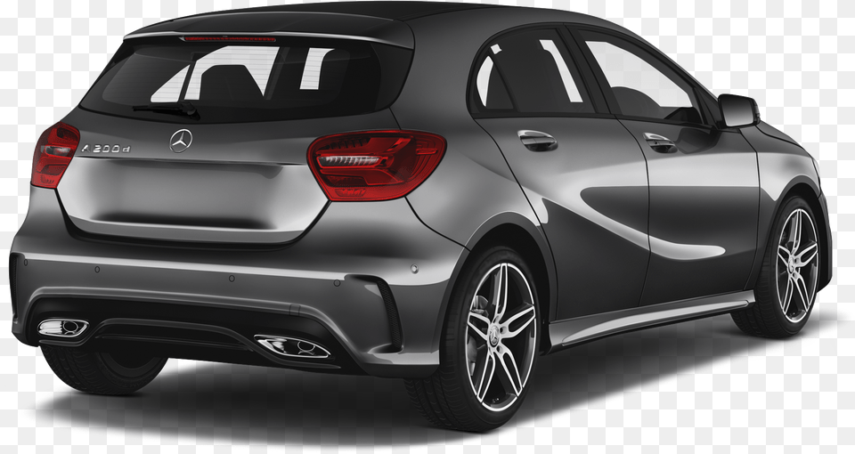 Mercedes Benz A Class Company Car Side Rear View, Sedan, Transportation, Vehicle, Machine Png