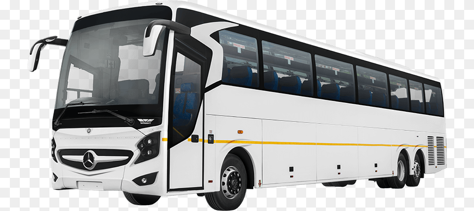 Mercedes Benz India Bus, Transportation, Vehicle, Tour Bus, Machine Free Png