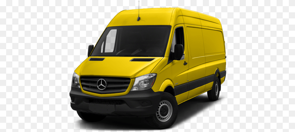 Mercedes Benz Sprinter Yellow, Transportation, Van, Vehicle, Moving Van Free Transparent Png