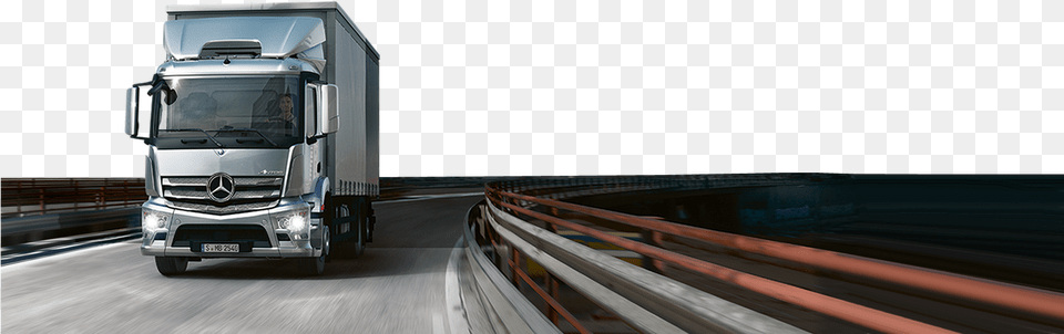 Mercedes Benz Truck, Trailer Truck, Transportation, Vehicle, Machine Free Transparent Png