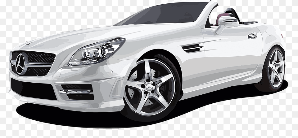 Mercedes Convertible Clipart, Car, Coupe, Sports Car, Transportation Png Image