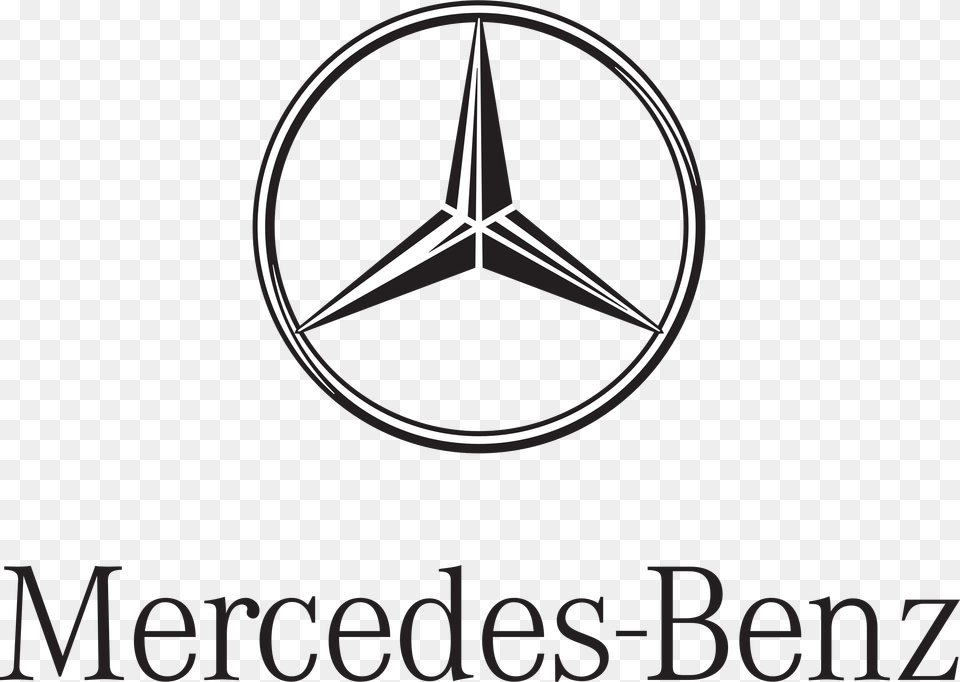 Mercedes Logo, Symbol, Star Symbol, Emblem, Blade Png Image