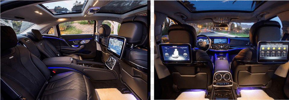 Mercedes Maybach Exterior S Class Rear Entertainment System, Cushion, Home Decor, Car, Transportation Free Png