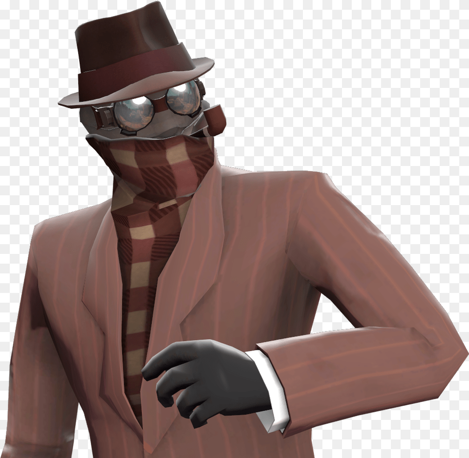 Mercenary Subclasses Brimming With Hidden Depths Team Spy Tf2 Halloween Cosmetics, Suit, Clothing, Hat, Formal Wear Free Png Download