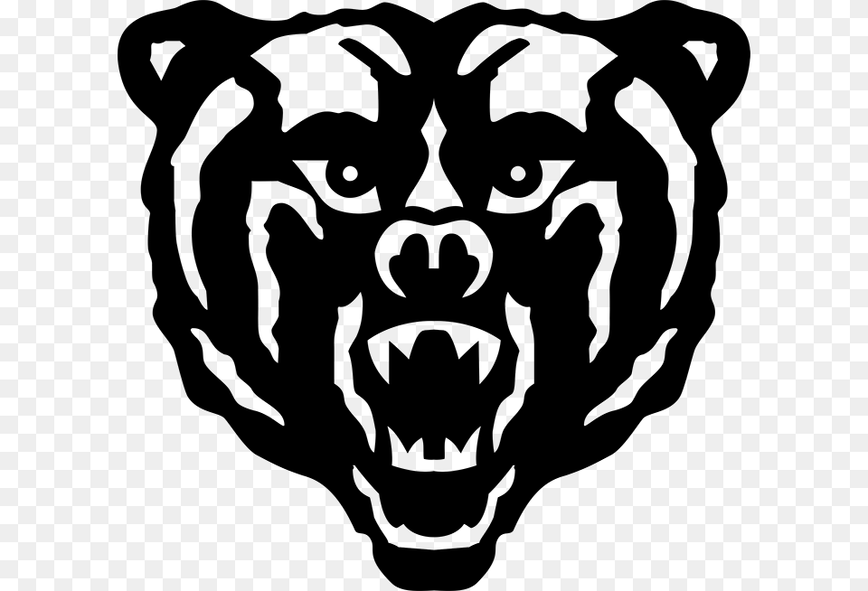Mercer Bear Head Mercer Bears Mercer University Logo, Gray Png
