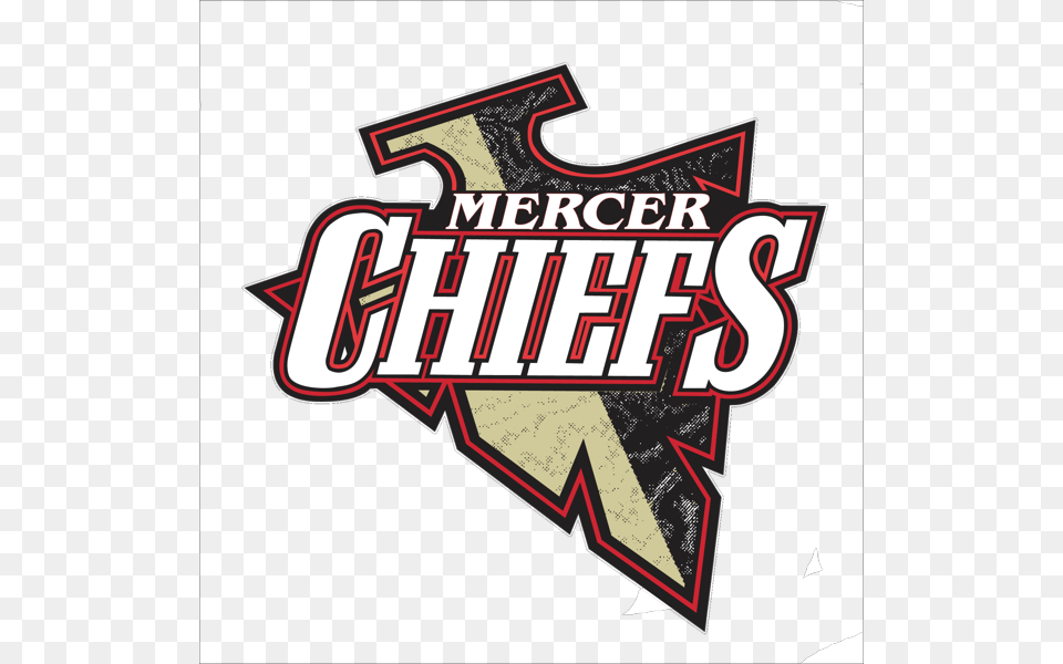 Mercer Chiefs Hockey, Logo, Food, Ketchup, Symbol Free Png Download