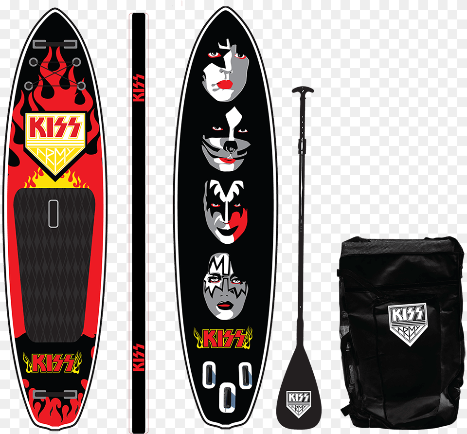Merchandising Kiss Band Download Kiss Paddle Board, Water, Surfing, Sport, Sea Waves Png