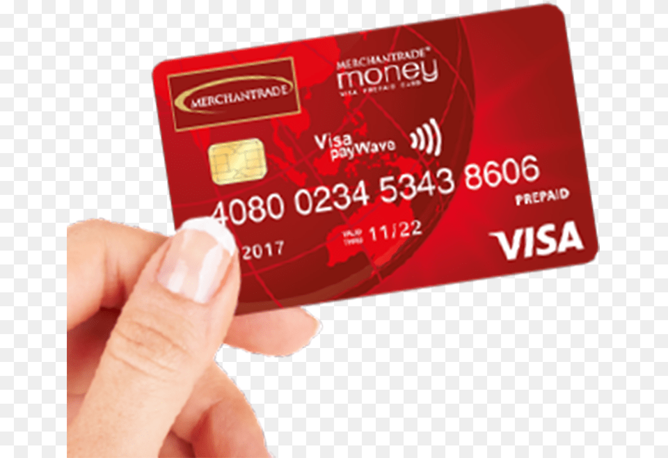 Merchantrade Money Visa Prepaid Card, Text, Credit Card Free Transparent Png