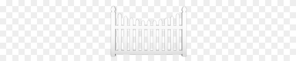 Merchants Metals Everguard Scalloped Melrose, Fence, Gate, Picket Png Image